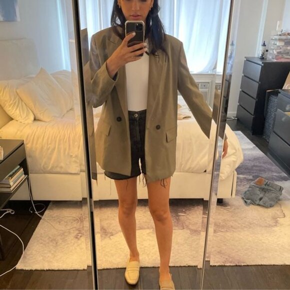 Zara Green Oversized Blazer - Picture 5 of 5